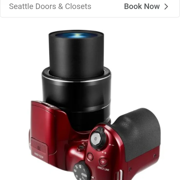 Samsung Red Digital Camera